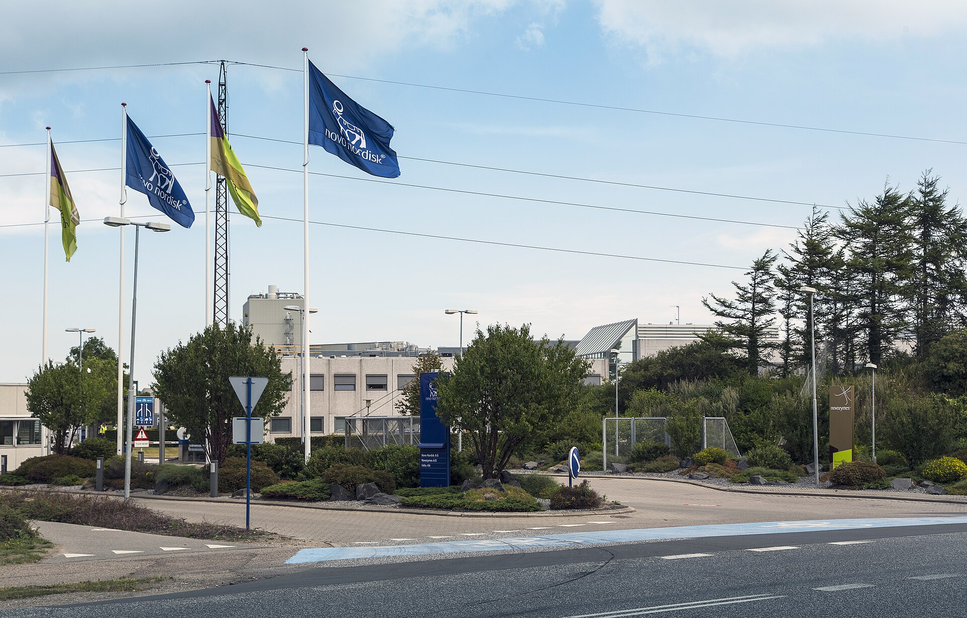 Novo Nordisks store produktionsanlæg i Kalundborg